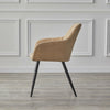 2 Pcs Dining Chairs Armchair PU / Velvet Kitchen Dining Room Restaurant Office