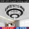 36W LED Crystal Ceiling Light Chandelier Lamp Modern Kitchen Living Room Lights