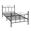 Single Bed Solid 3ft Metal Beds Frame Bedstead Base with Large Storage Space New
