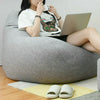 Adults Kids Large Bean Bag Chair Sofa Couch Cover Indoor Lazy Lounger No filling