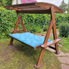 Garden Bench Pad Outdoor Quality 2 3 Seaters Furniture Swing Seat Cushion Tie On