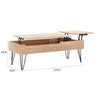 Lift Top Coffee Table w/ Storage Shelf Compartment Desk Living Room Center Table