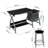 Drafting Table Art and Craft Drawing Desk Art Hobby Folding Adjustable