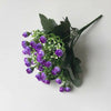 36 Heads Artificial Silk Flowers Bunch Wedding Home Grave Outdoor Bouquet UK