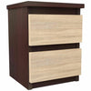 Bedside Cabinet Table Nightstand 30 x 30 x 40cm 2 Drawers Modern Design