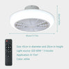 Modern LED Ceiling Fan Light Lighting Adjustable Wind Speed Dimmable W/ Remote