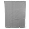 Fabric Wardrobe Bedroom Closet Clothes Hanging Rail Storage Shelves Non-Woven