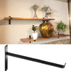 2Pcs Iron Shelf Brackets Industrial Rustic Wall Floating Shelves Supports 3 Size