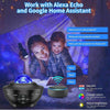 LED Galaxy Projector Lamp Starry Sky Night Light Ocean Star Party Speaker Remote