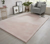 Natural Faux RABBIT FUR Rug Ultra Soft Wool Shaggy Thick Pile Rugs Carpet Mat