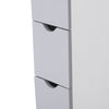 Bathroom Cabinet Side Tall Storage Unit Shelf Cupboard Drawer White