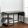 120x60cm Computer Desk with Storage Shelves Home Office Study Writing Work Table
