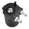 300ml Oil Catch Breather Can Universal Baffled Aluminum Reservoir Tank Black UK