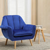 Tulip Shape Wing Back Occasional Lounge Chair Tub Armchair Fireside Seat Sofa UK