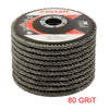 10 Pcs Professional Flap Sanding Discs 115mm 4.5" 40 60 80 120 Grit Angle Zircon