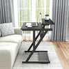 Small Computer Desk PC Laptop Table w/ 2 Shelves Home Office Study Workstation