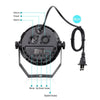 Black 12 LED UV Light DMX Stage Par Lighting Disco Bar DJ Light Show Spotlight
