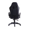 Grey Ergonomic Gaming Chairs Faux Leather Adjustable Swivel Computer Desk Chair