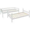 Bunk Beds Kids Children High Sleeper Pine 3FT Single Storage Wooden Bed Frame