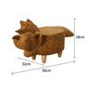 Animal Ottomans Footstools Padded Cushion Pouffe Stool Rest Children Toy Gift