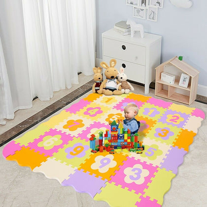 Interlocking Mat Yoga Exercise Gym Fitness Gymnastics Soft Foam kids Floor Mats