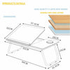 Laptop Table Folding Desk Stand Bed Tray Sofa Computer Study Portable Adjustable