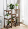 Premium Wood Plant Stand Corner Flower Pot Shelf Rack Art Crat Display DIY Decor