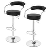 2pc Bar Stools Faux Leather Breakfast Swivel Kitchen living room Gas Lift Chairs