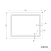LED Bathroom Mirror With Shaver Socket Illuminated Lights Touch Sensor Demister