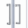 Offset Quadrant Shower Enclosure And Tray 8mm Nano Glass Cubicle Screen 800x800