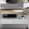 140cm Modern Wall Mounted TV Cabinet Furniture Entertainment Body Floating Unit