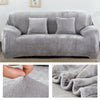 VELVET Elastic STRETCH SOFA COVERS Slipcover Protector Settee 1/2/3/4 Seater UK