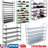 New 4/5/10 Tier Rack Storage Shoe Organiser Stand Shelf Pairs Shoe Trainers 2020