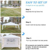 3x3M Heavy Duty Gazebo Marquee Canopy Waterproof Garden Patio Party Tent w/Sides