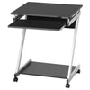 Corner Computer Desk Small Spaces on Castors PC Table Bedroom Home Office Study
