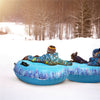 47/62/95'' Inflatable Snow Tube Winter Fun Toy Sled Outdoor Sledding with Handle