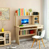 Computer Desk with Drawer Shelves Desktop PC Table Home Office Laboratory Pro