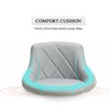 4x MADRID Faux Leather Bar Stools Gas Lift Home Kitchen Breakfast Chairs Grey