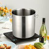 Deep Stainless Steel Stock Soup Pot Stockpot Stew Soup Pot Casserole Boiling uk