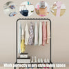 Heavy Duty Clothes Garment Rail Rack Hanging Display Stand Shoes Storage Shelves
