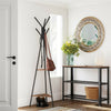 181cm Industrial Style Coat Rack Stand Hall Tree Free Standing with 2 Shelves