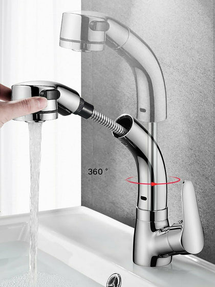 2021 Kitchen Bathroom Taps Chrome Basin Mixer Bath Filler Shower Pull-out Sets