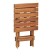 Small Wooden Plant Stand Patio Balcony Home Garden Furniture Side Table Folding