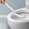 Silicone Soft Bristle Toilet Brush W/ Holder Cleaning Brush WC Bathroom set A
