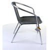 Aluminium Chrome Bistro Table Square Round Stacking Chair Cafe Outdoor Furniture
