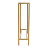 Tempered Glass Top Console Table Golden Leg Hallway Side Table Home Furniture