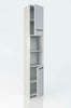 185cm Tallboy Bathroom Cabinets Cupboard Tall Shelves Storage Organiser Drawers