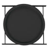 Coffee Table Folding Side Table Round Metal Tray Top Portable Table Night Stand