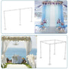 10ft Heavy Duty Wedding Ceremony Canopy Chuppah Photography Backdrop Stand Set
