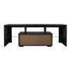 TV Unit Cabinet Stand Modern Storage LED Light Media Entertainment Holder Black